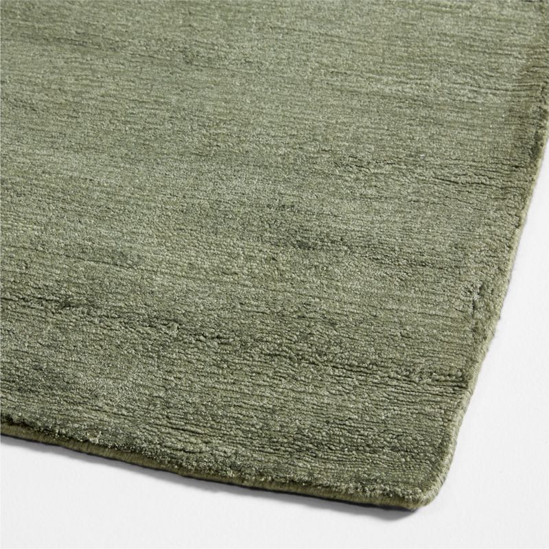 Laval Viscose Solid Green Area Rug 9'x12' - image 4 of 5