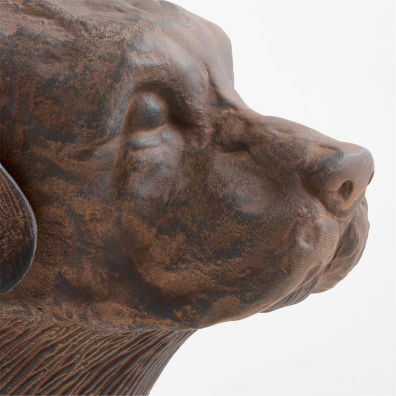Labrador Bust Metal Decorative Sculpture - image 5 of 6