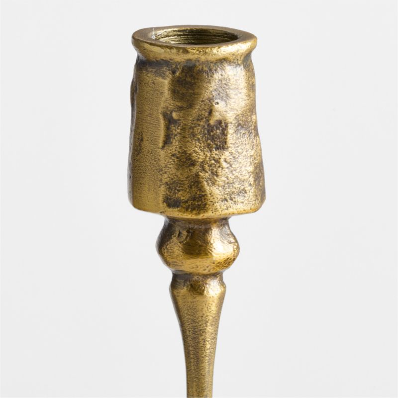 Luce Medium Brass Taper Holder 16" - image 5 of 8