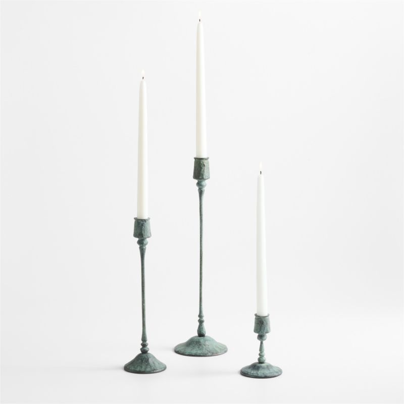 Luce Mini Verdigris Taper Holder 4.5" - image 1 of 5