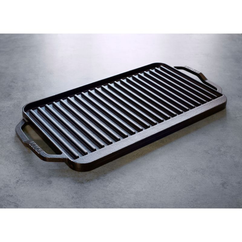 Lodge ® Chef Collection Seasoned Cast Iron Double Burner Reversible Grill/Griddle - image 1 of 3