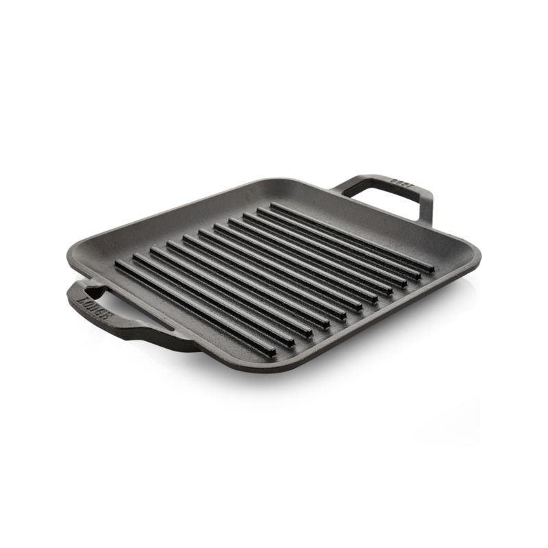 Lodge Chef Collection 11" Seasoned Cast Iron Square Grill Pan - image 2 of 2