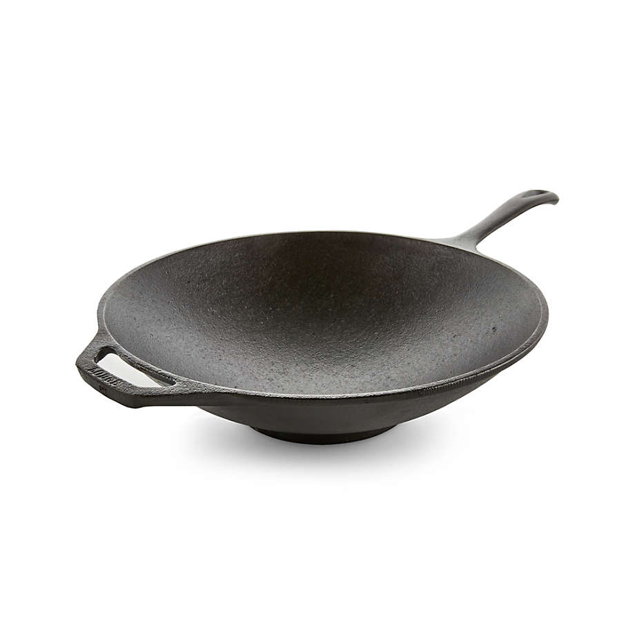 Lodge Cast Iron Pre-Seasoned Deep Skillet with Iron Cover and Assist  Handle, 5 Quart, Black