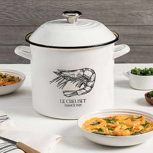 Le Creuset ® 10-Qt. Enameled Steel Shrimp Stock Pot