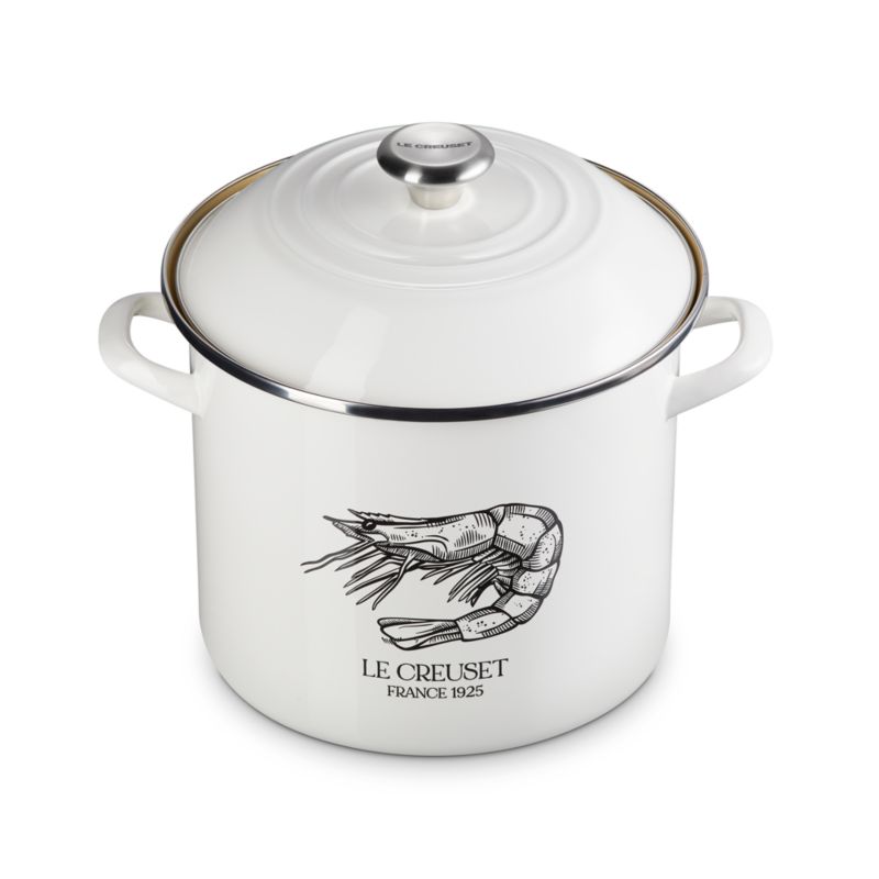 Le Creuset ® 10-Qt. Enameled Steel Shrimp Stock Pot - image 3 of 6