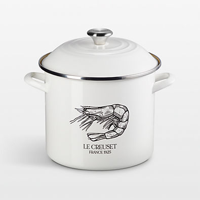 View Le Creuset ® 10-Qt. Enameled Steel Shrimp Stock Pot details