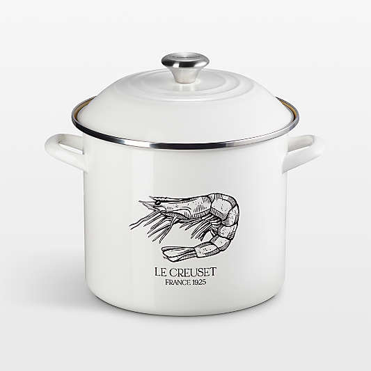 Le Creuset ® 10-Qt. Enameled Steel Shrimp Stock Pot