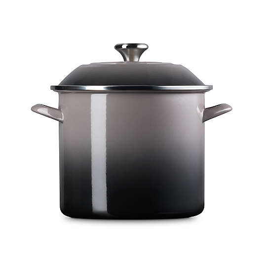 Le Creuset ® 10-Qt. Oyster Enameled Stockpot with Stainless Steel Knob