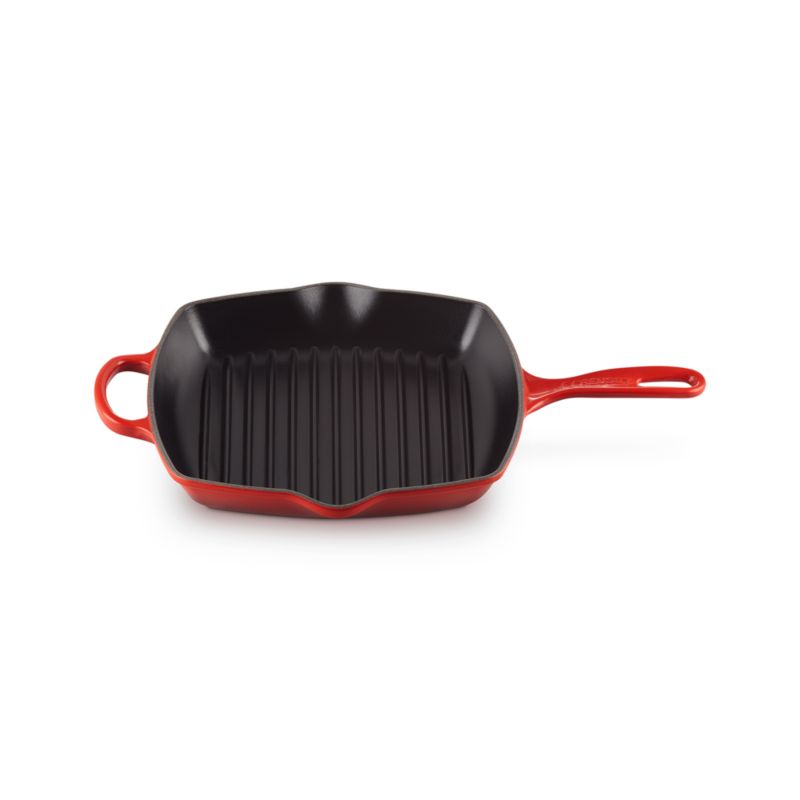 Le Creuset ® Signature 10.25" Cerise Enameled Cast Iron Square Grill Pan - image 2 of 3