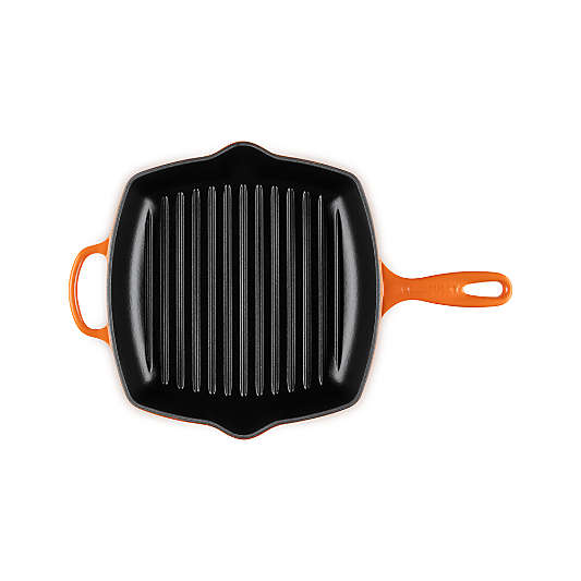 Le Creuset ® Signature 10.25" Flame Enameled Cast Iron Square Grill Pan