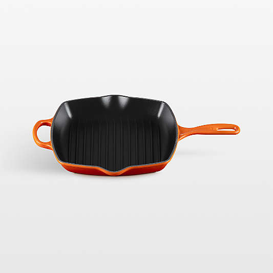 Le Creuset ® Signature 10.25" Flame Enameled Cast Iron Square Grill Pan