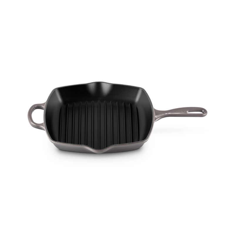 Le Creuset ® Signature 10.25" Oyster Enameled Cast Iron Square Grill Pan - image 2 of 3
