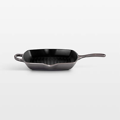 Le Creuset ® Signature 10.25" Oyster Enameled Cast Iron Square Grill Pan