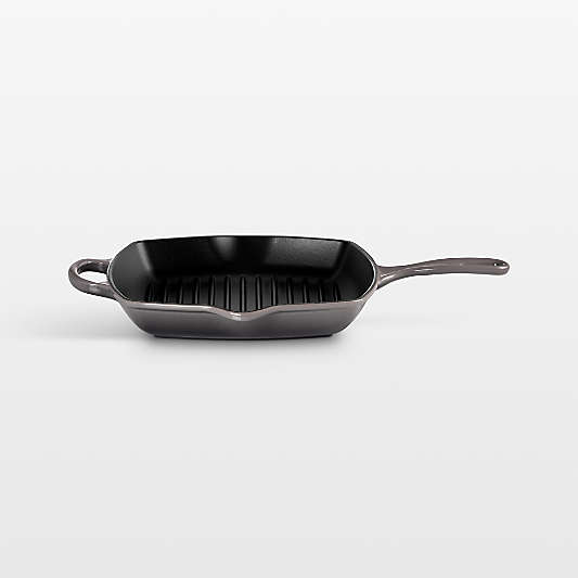 Le Creuset ® Signature 10.25" Oyster Enameled Cast Iron Square Grill Pan