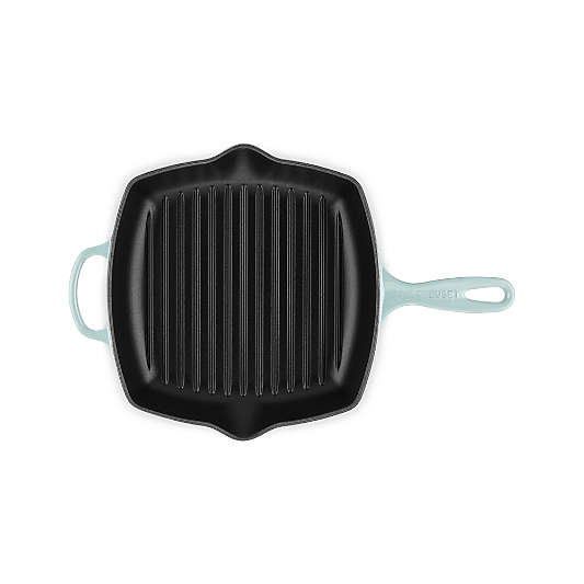 Le Creuset ® Signature 10.25" Sea Salt Enameled Cast Iron Square Grill Pan