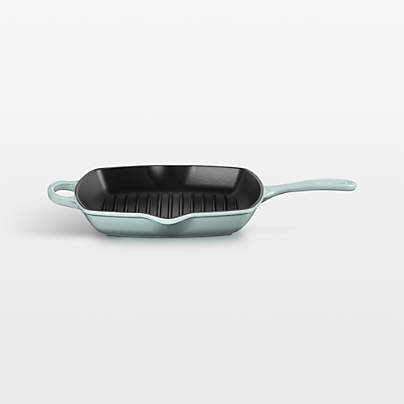 Le Creuset ® Signature 10.25" Sea Salt Enameled Cast Iron Square Grill Pan