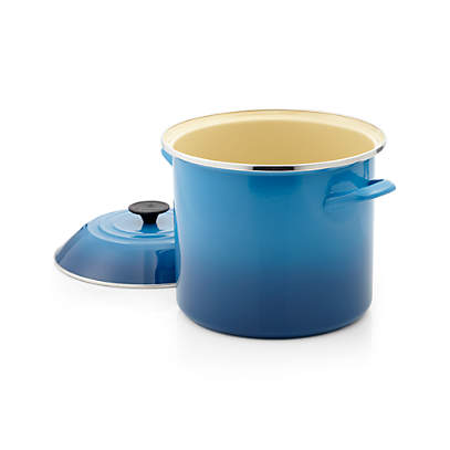  Le Creuset Enamel-on-Steel 8-Quart Stock Pot with Lid,  Marseille: Stock Pot: Home & Kitchen