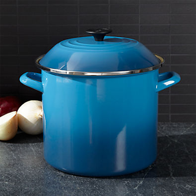 View Le Creuset ® Marseille 10-Qt. Enameled Stockpot details
