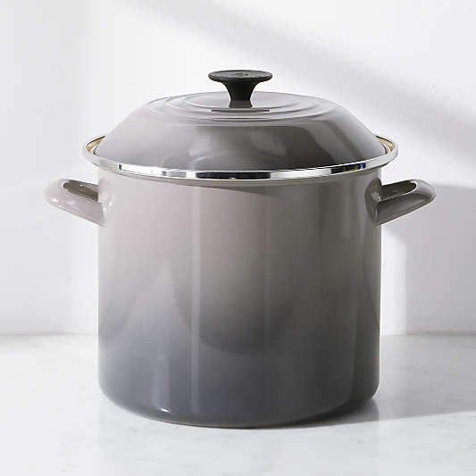 Le Creuset ® Oyster 10-Qt. Enameled Stock Pot