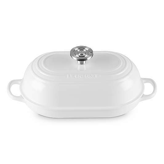 Le Creuset ® Signature 11.5" White Oval Bread Oven