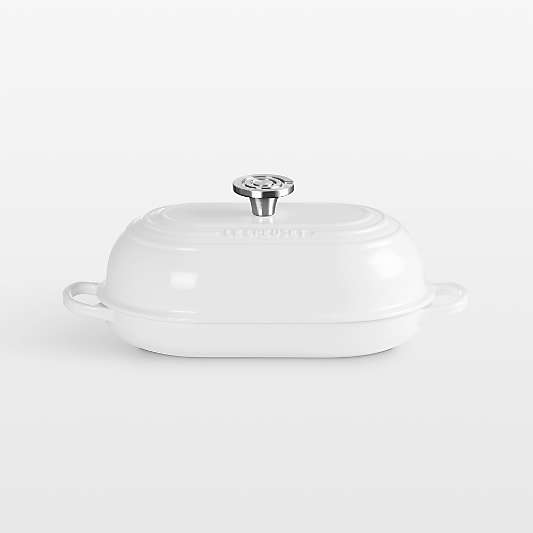 Le Creuset ® Signature 11.5" White Oval Bread Oven