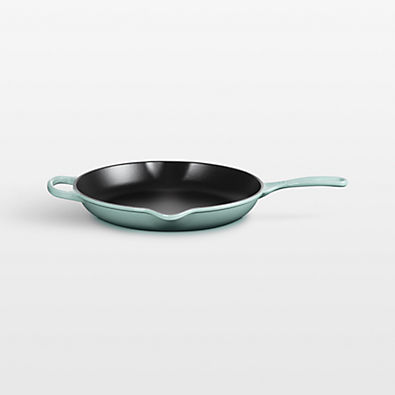 View Le Creuset ® Signature 11.75" Sea Salt Enameled Cast Iron Skillet details