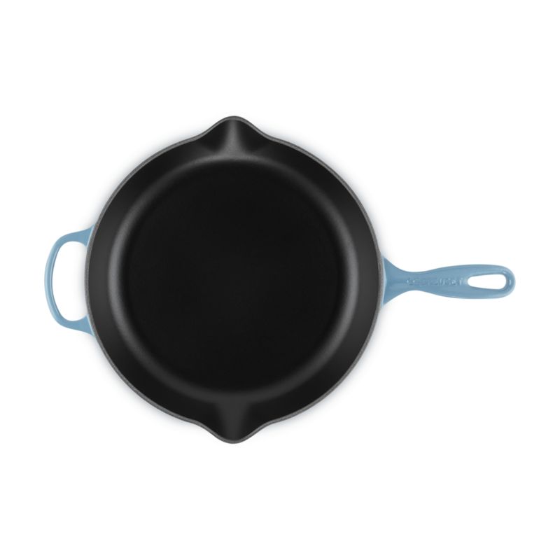 Le Creuset ® 11.75" Signature Chambray Blue Cast Iron Skillet - image 1 of 5