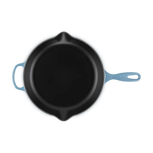 Le Creuset ® 11.75" Signature Chambray Blue Cast Iron Skillet