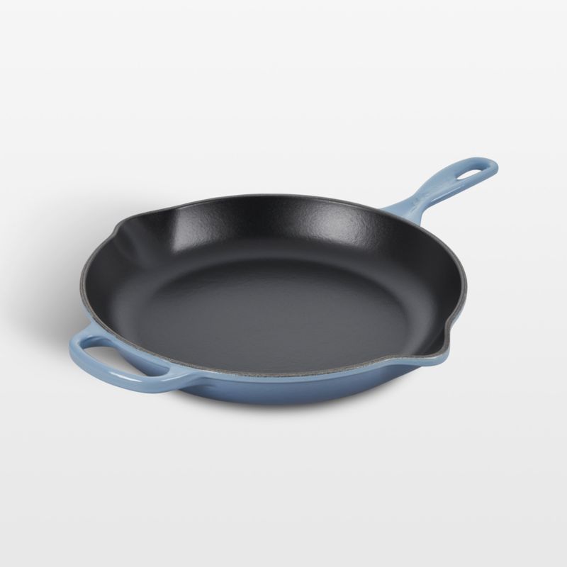 Le Creuset ® 11.75" Signature Chambray Blue Cast Iron Skillet - image 0 of 5