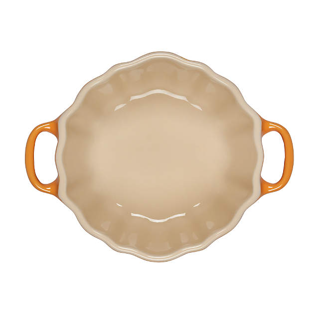 Le Creuset Persimmon 12 oz. Figural Pumpkin Petite Cocotte | Crate