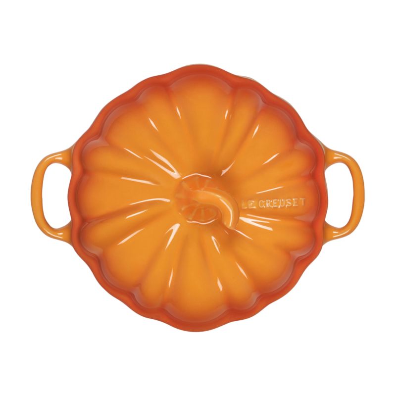 Le Creuset ® Persimmon 12 oz. Figural Pumpkin Petite Cocotte - image 2 of 4