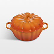 Le Creuset ® 12 oz. White Figural Pumpkin Petite Cocotte