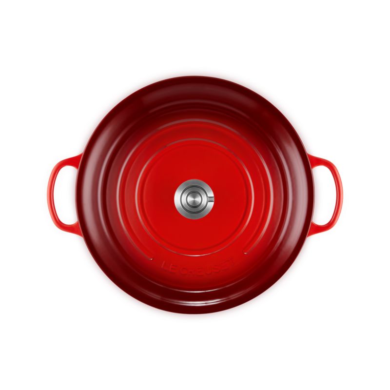 Le Creuset ® Signature 13.25-Qt. Cerise Enameled Cast Iron Round Dutch Oven - image 5 of 10
