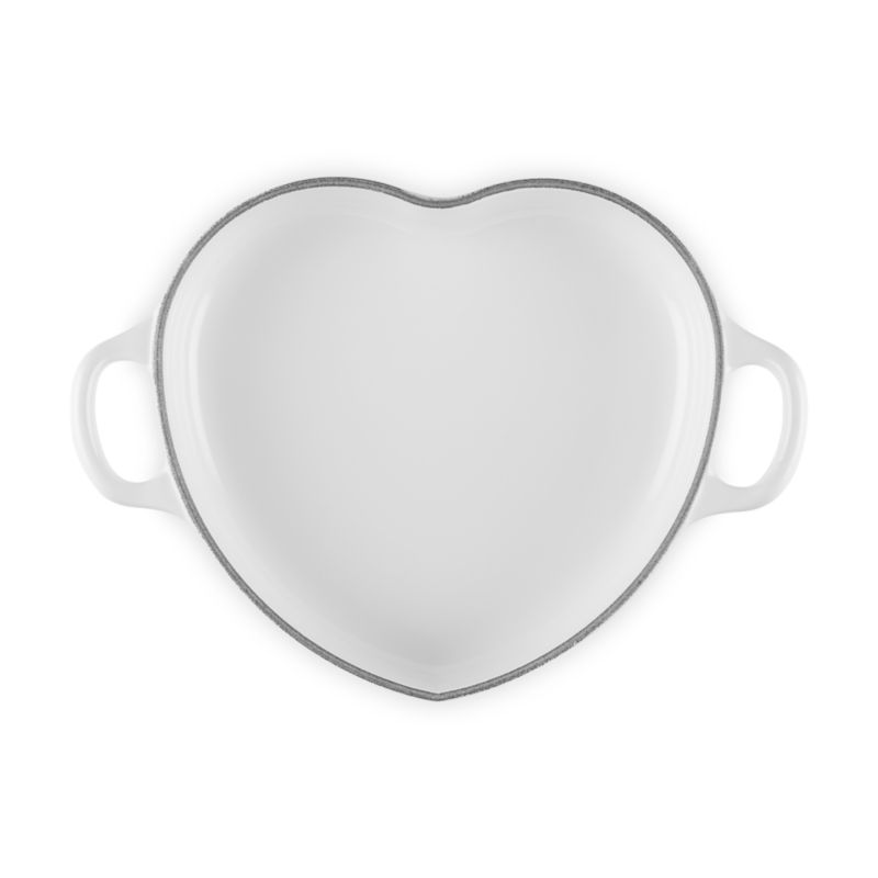 Le Creuset ® White 1.25-Qt. Heart Dish - image 4 of 6