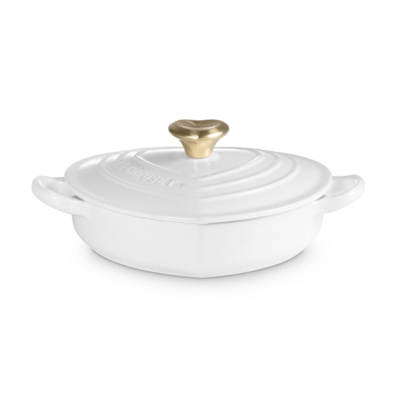 Le Creuset ® White 1.25-Qt. Heart Dish - image 5 of 6