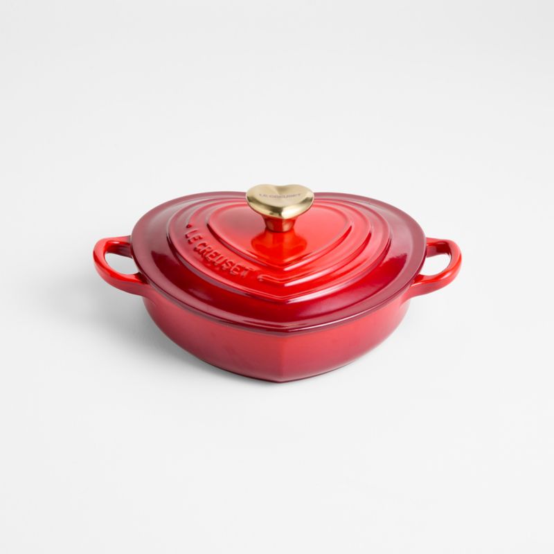 Le Creuset ® Cerise 1.25-Qt. Heart Dish - image 0 of 7