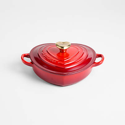 Le Creuset ® 1.25-Qt. Cerise Enameled Cast Iron Heart Dish