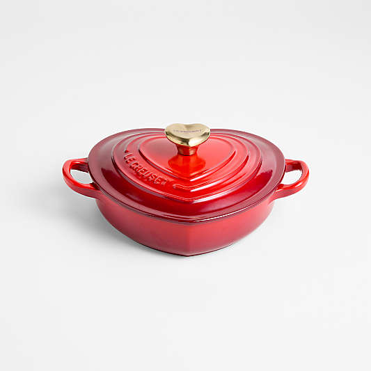 Le Creuset ® 1.25-Qt. Cerise Enameled Cast Iron Heart Dish