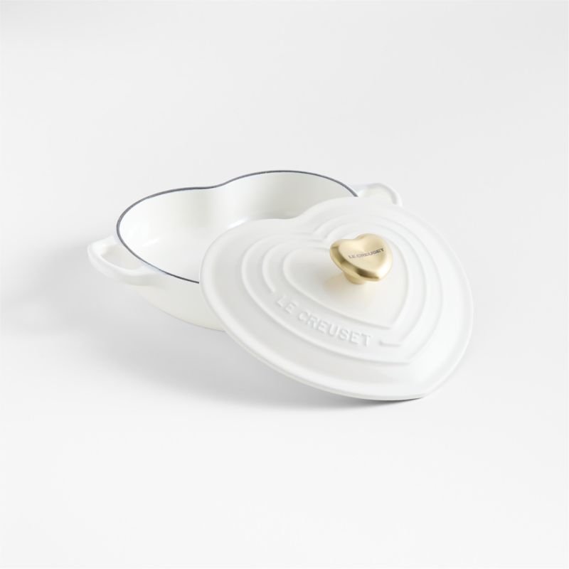 Le Creuset ® White 1.25-Qt. Heart Dish - image 2 of 6