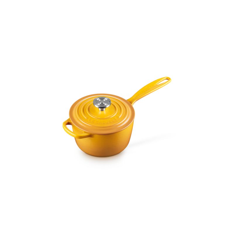 Le Creuset ® Signature 1.75-Qt. Nectar Enameled Cast Iron Saucepan with Lid - image 1 of 7