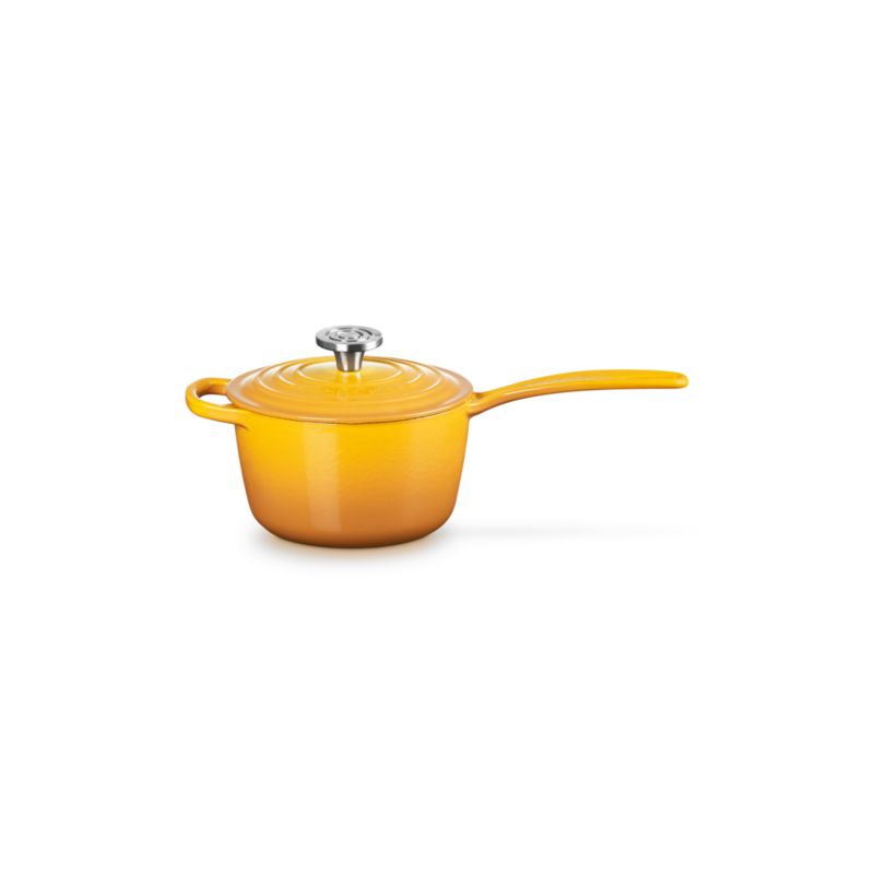 Le Creuset ® Signature 1.75-Qt. Nectar Enameled Cast Iron Saucepan with Lid - image 4 of 7