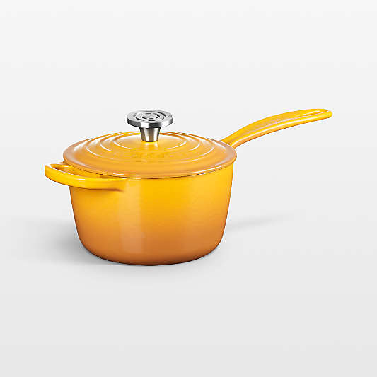 Le Creuset ® Signature 1.75-Qt. Nectar Enameled Cast Iron Saucepan with Lid