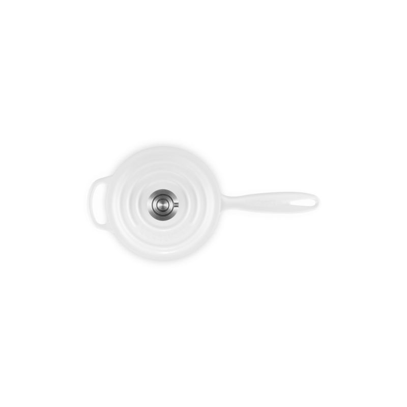 Le Creuset ® Signature 1.75-Qt. White Enameled Cast Iron Saucepan with Lid - image 1 of 6