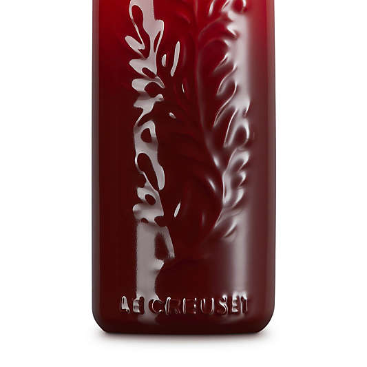 Le Creuset ® Cerise 20-Oz. Olive Branch Stoneware Oil Cruet