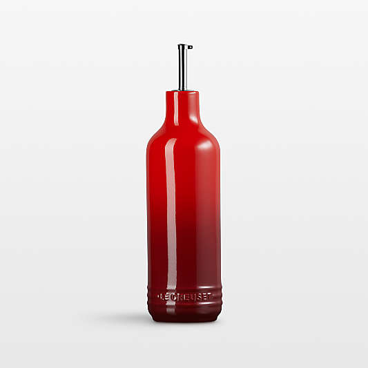 Le Creuset ® Cerise 20-Oz. Stoneware Oil Cruet