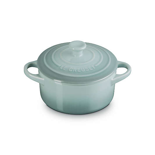 Le Creuset ® 24-Oz. Sea Salt Round Mini Cocotte with Lid