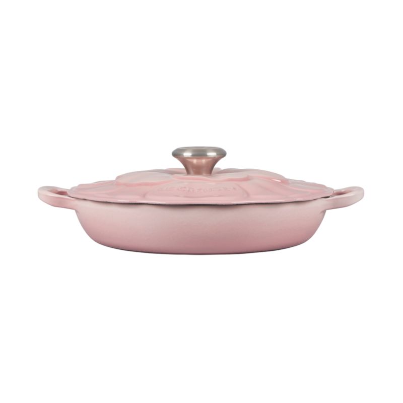 Le Creuset 2.25-Qt. Petal Pink Enameled Cast Iron Braiser - image 4 of 5