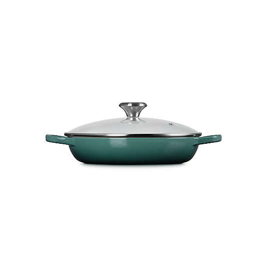 Le Creuset ® 2.25-Qt. Artichaut Enameled Cast Iron Braiser with Glass Lid