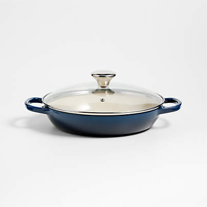 Le Creuset ® 2.25-Qt. Nuit Enameled Cast Iron Braiser with Glass Lid