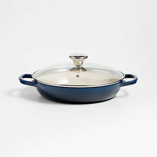 Le Creuset ® 2.25-Qt. Nuit Enameled Cast Iron Braiser with Glass Lid